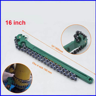 Cờ lê dây xích, cờ lê răng cưa vam mở tháo nắp lọc dầu nhớt, cảo ống nước 9 inch,12 inch,16 inch-084