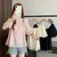Áo sơ mi ngắn tay ren Puff dành cho nữ Thiết kế mùa hè có viền Áo sơ mi nhỏ cổ vuông phù hợp cho mọi trận đấu của Pháp