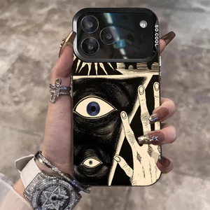 Ốp Điện Thoại Totem Nghệ Thuật Thích Hợp Cho iPhone17promax Phong Cách Mới Thích Hợp Cho iPhone16pro Niche 15 Độc Đáo 14 Chống Sốc