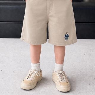 [D02-DOU DOU KID] Quần Đùi Kaki Trẻ Em Thiết Kế Đơn Giản, Phù Hợp Cho Trẻ Em