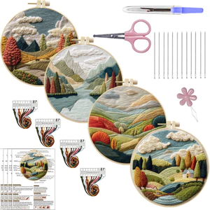 -Váy tự làm Phong cảnh thủ công Chất liệu vải mảnh Sáng tạo Handmade Chủ đề tiếng Anh 26.4.15