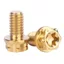 NOTE1 Vít Hợp Kim Titan, Bu Lông Titan Hợp Kim Titan 10 / 15 / 20 / 25 / 30mm GR5, Vít Trang Trí M6 Vít Chống Trộm