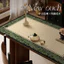 Thảm trải bàn giả da chống nước chống dầu chịu nhiệt chống trượt phong cách pháp cổ điển sang trọng trang trí phòng khách