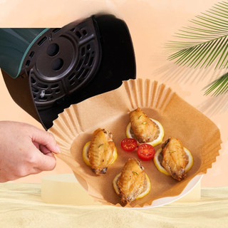 Set 150 Miếng Giấy Nến Lót Nồi Chiên Không Dầu - Giảm Thiểu Tối Đa Dầu Mỡ Bám Vào Nồi Chiên