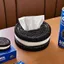 Oreo Hộp Khăn Giấy Hộ Gia Đình Phòng Khách Sáng Tạo Bàn Cà Phê Để Bàn Cảm Giác Cao Cấp Hộp Giấy Ánh Sáng Sang Trọng Cao Cấp
