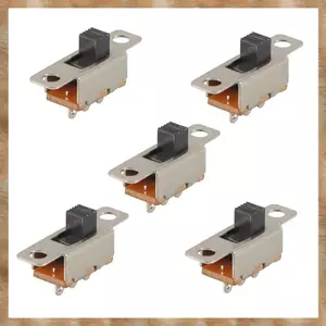 5 Cái x 2 Vị Trí SPDT 1P2T Bảng Điều Khiển Mini Trượt Công Tắc Hàn Lug SS12F15G3