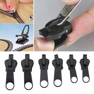 HWETR 6 Chiếc Dây Kéo Tức Thì Đa Năng Sửa Chữa Nhanh Dây Kéo Bộ Dụng Cụ Sửa Chữa Thay Thế Zip
