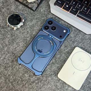 Tay Apple iphone17 Series Kết Cấu Dòng Kim Loại 17pro Kim Loại Trần Apple 13promax Model Thích Hợp Cho Khung Trophy 14promax Kim Loại 15promax Vỏ Bảo Vệ Khung Xe