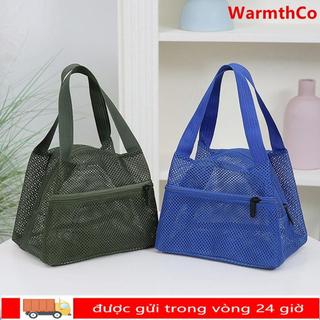 Túi đi biển lưới WARMTHCO​​, có thể gập lại​​ Túi đựng đồ giặt khô nhanh, ​​Dung tích lớn​​ ​​Lưới thoáng khí nhẹ​ Túi đựng đồ​​ Sử dụng hàng ngày dành cho nữ​​