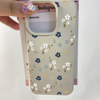 Ốp Lưng iPhone TPU Hoạ Tiết Da Mềm Hoa May Mắn Chống Sốc, Chống Bẩn - iP X/XS/11/12/13/14/15/16/17/Plus/Pro/Max/Air