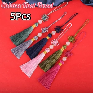 5 Chiếc Trung Quốc Nút Thắt Tua Rua Viền Spike Treo Chinses Năm Mới Accessorie