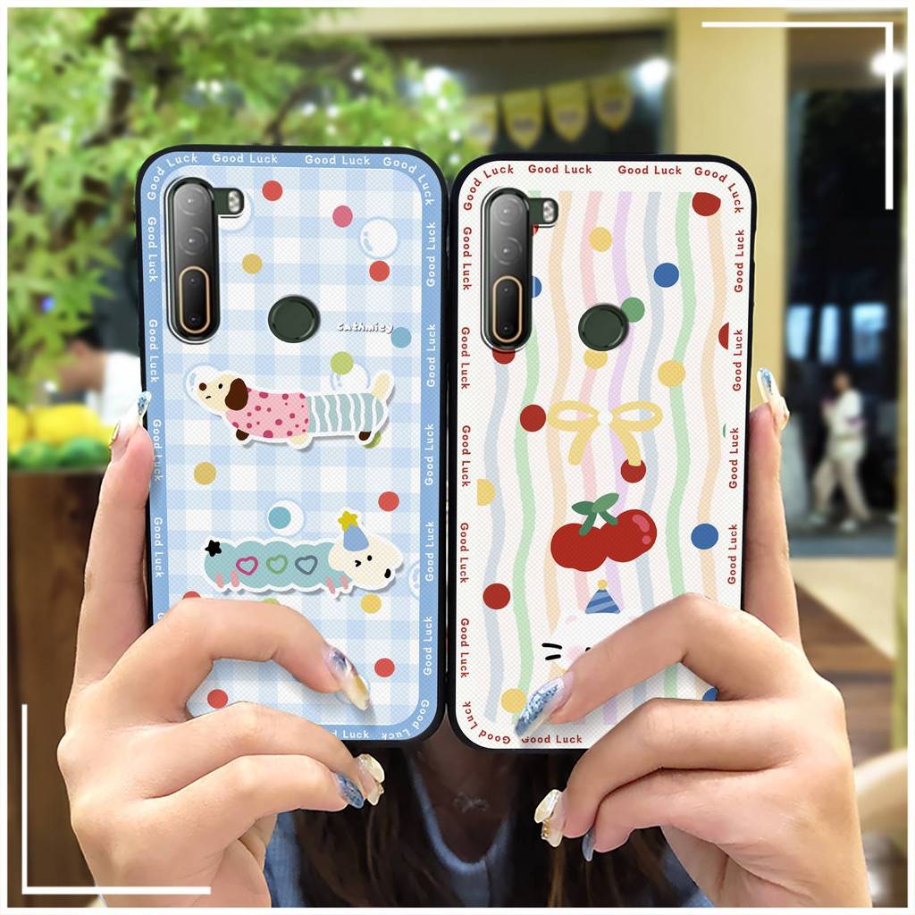 Ốp Mềm Động Vật Ốp lưng HTC U20 5G Bảo Vệ Bọc Toàn Bộ Mặt Sau Túi Điện Thoại Graffiti TPU Hoạt Hình Thiết Kế Thời Trang Chống Bụi Dễ Thương Bền Chống Va Đập Chống Bụi Bẩn