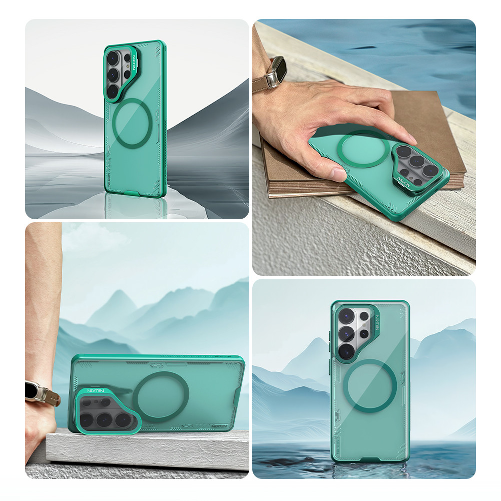 Nillkin Cho Samsung Galaxy S26 Ultra Iceblade Chống Sốc Từ Tính Bảo Vệ Ống Kính Máy Ảnh Chân Đế Ốp Lưng Cứng Vỏ Điện Thoại Vỏ Vỏ