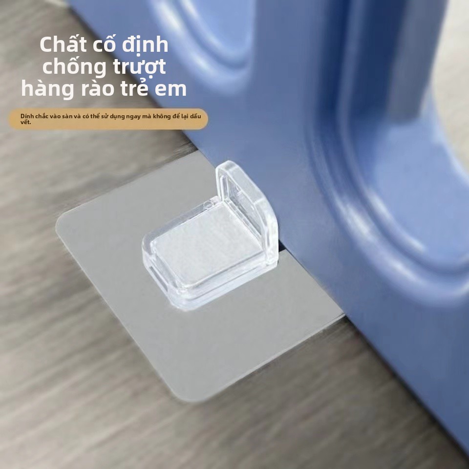 Hàng Rào Fixer Bé Trẻ Em Chơi Gấp Chống Trơn Trượt Thảm Hút Mạnh Đế Khóa Vách Ngăn Gia Cố Đa Năng VQOP