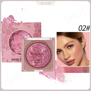 Minced Potato Rouge Blush Ba Chiều Ngọc Trai Nướng Bột Nhấp Nháy Mặt Làm Sáng Hoa Dập Nổi Blush Trang Điểm