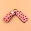 Yoo Portable Strawberry Cherry Lip Balm Case Móc khóa được làm từ Neoprene chống thấm nước để đi lại hàng ngày và kích hoạt mua sắm