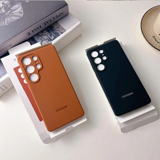 Ốp điện thoại di động vỏ mềm từ tính màu trơn cho Samsung Galaxy S25 S24 S23 S22 Ultra S24 Plus Fe có hộp đóng gói.