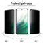 1-2 Chiếc Cho Tecno Camon i4 40 Premier Chống Gián Điệp Riêng Tư Kính Cường Lực Cho Tecno Camon 30 20s 20 Pro Premier 5G 4G Đen Edge Bảo Vệ Màn Hình Chống Vân Tay