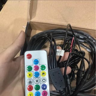 Bộ đèn sao băng 6 DÂY mặt ga lăng dành cho xe tải điện 24v có điều khiển