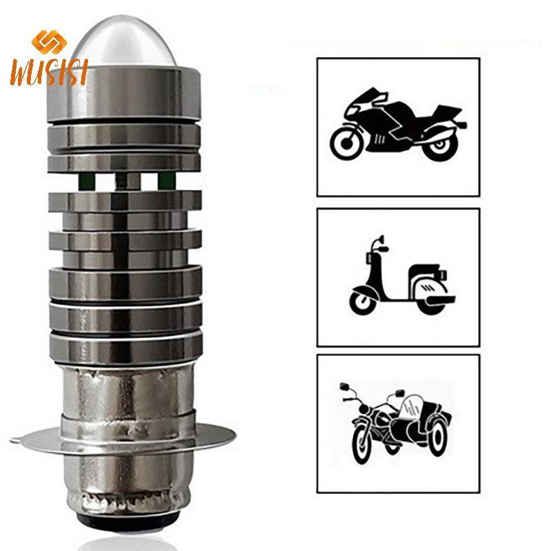 [WUSISI] Bóng đèn pha hai màu đa năng 12V P15D H6 PX15D LED Đèn pha xe máy H6 Xe tay ga Xe máy MỚI