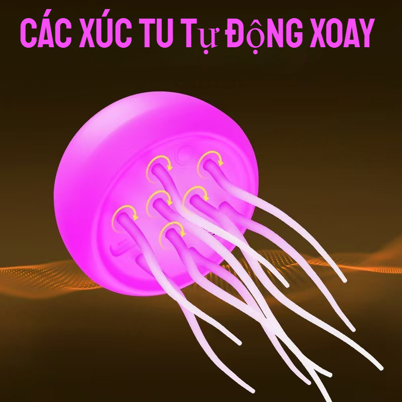 Điều khiển bằng giọng nói Nhảy múa Đèn sứa, Đèn Ngủ Đổi Màu Đa Sắc, Đèn Treo Trang Trí Phòng Khách/Phòng Ngủ