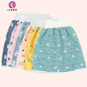 Springevenstar Tã Cho Bé Váy Chống Thấm Nước Cho Trẻ Sơ Sinh Chống Rò Rỉ Nước Tiểu Tập Quần Vải Tã Trẻ Em Ngủ Ngủ Ngủ Bô Đồ Tập Luyện Springevenstar
