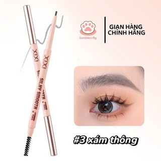 Chì kẻ mày xi xi đầu mảnh 2 đầu chuốt, vẽ nét mảnh xixi