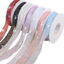 Ruy Băng Tuyết Lấp Lánh SMILE, Bó Hoa Gói 10 Sân Ruy Băng Ngôi Sao Bạc, Sáng Tạo 2.5cm Lấp Lánh DIY Trang Trí