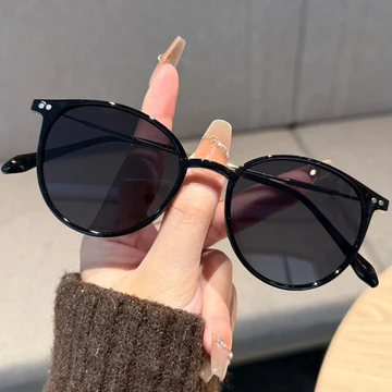 Retro Khung Tròn Kính Mát Dành Cho Nam Và Nữ Kim Loại Mùa Xuân Kính Mát Kính Mát Dành Cho Nam Punk Kính Mát Chống Bức Xạ Kính Mát Chống Tia Cực Tím