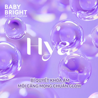 Son Dưỡng Giúp Đôi Môi Mềm Mại Và Mịn Màng BABY BRIGHT HYA GLOW LIP BALM 2.6G