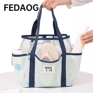 Túi xách FEDAOG, Túi giặt lưới dung tích lớn, Túi du lịch đi biển di động