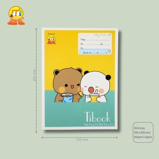 Lốc 10 Quyển Tập Thuận Tiến 96 Trang A5 – Giấy Trắng 60gsm, Vở Học Sinh Dễ Thương, Chất Lượng Cao
