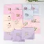 Khăn tay vuông GILL, Vải thêu hoa mềm mại có thể tái sử dụng, Hoa ren Cotton thanh lịch Hanky dành cho nữ