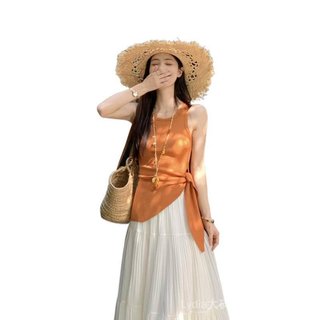 Seckill Giảm Giá 10%! Quần Áo Nữ Plus Size Mới Thời Trang Hè Siêu Hot - Bộ Hai Miếng Phù Hợp Với Váy Giúp Trẻ Hóa