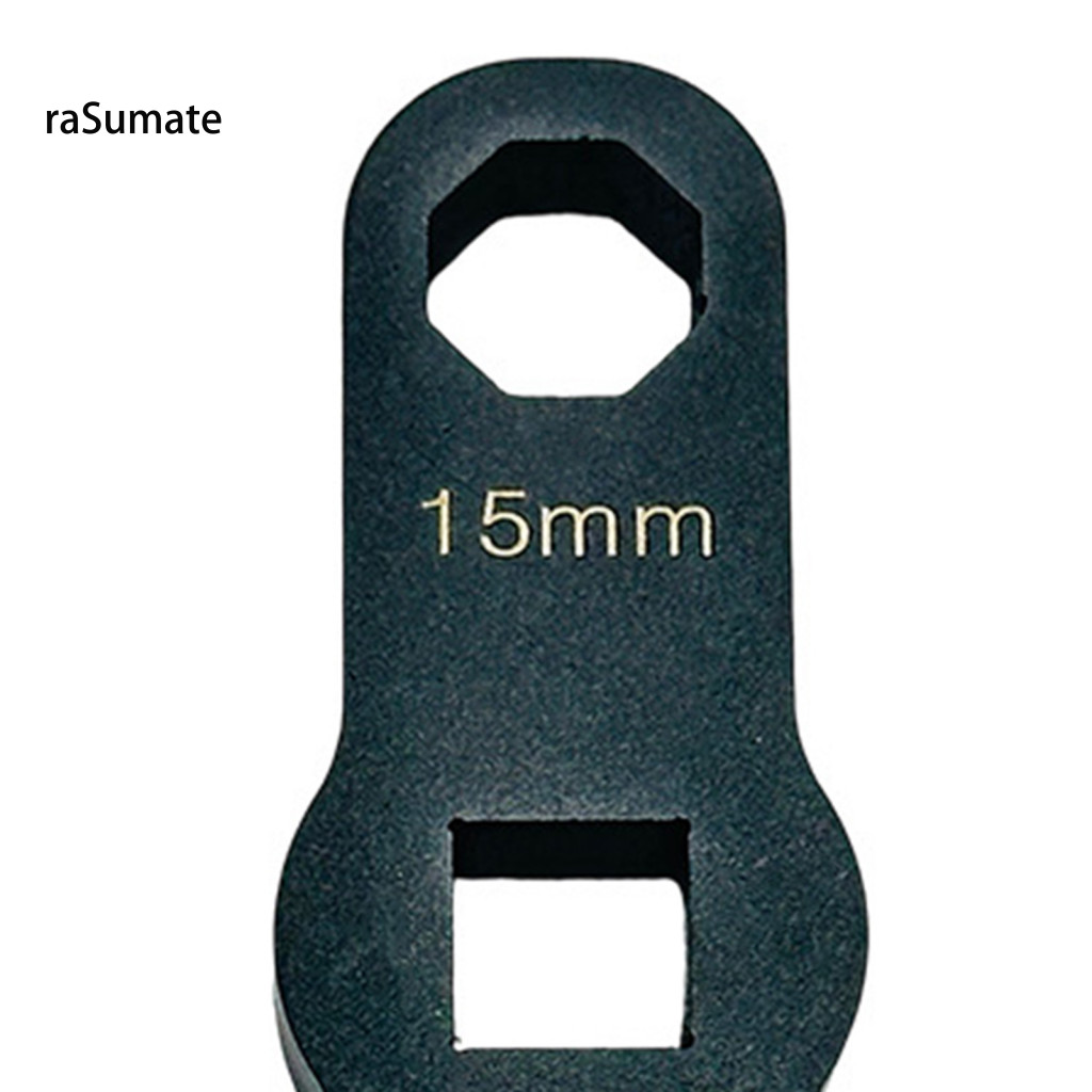 < rasumate > Cờ lê góc Cờ lê độ ổn định cao Ổ đĩa 1 / 2 Inch chuyên nghiệp 8 điểm Đầu phun nhiên liệu áp điện Nắp cờ lê Công cụ phuộc xe máy để sửa chữa tự động cầm an toàn