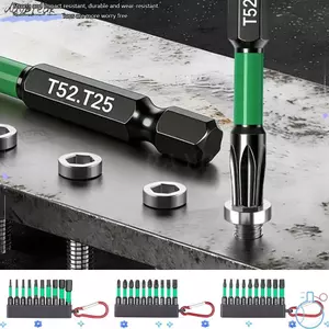 DAYBREAK 10 Bit Tác Động, Bit Tua Vít Từ Hợp Kim S2, Tác Động Lâu Dài Độ Cứng Cao Hex Bit Trình Điều Khiển Tác Động