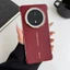 Dành Cho Huawei Mate70pro + Ốp Lưng Điện Thoại Phong Cách Mới Kinh Doanh Trơn Cảm Giác Da Chống Vân Tay mate70 Sang Trọng Nửa Gói Chống Sốc Har
