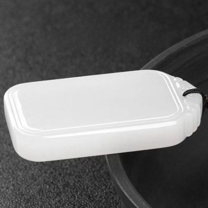 Mặt Dây Chuyền Thương Hiệu Wuwu Ngọc Trắng Cao Cấp, Phù Hợp Nam Nữ