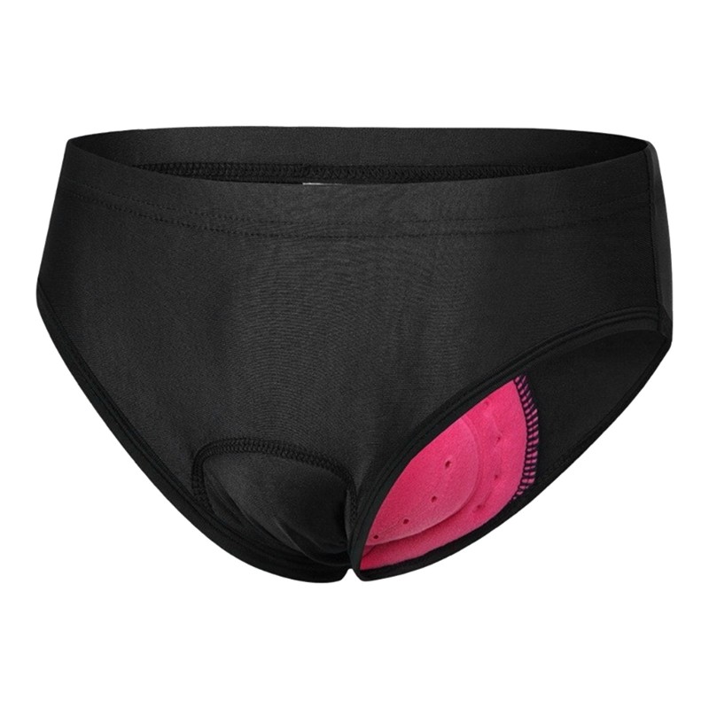 Women's Cycling Underwear With 3D Padding Elastic Waistband for Comfortable Ride