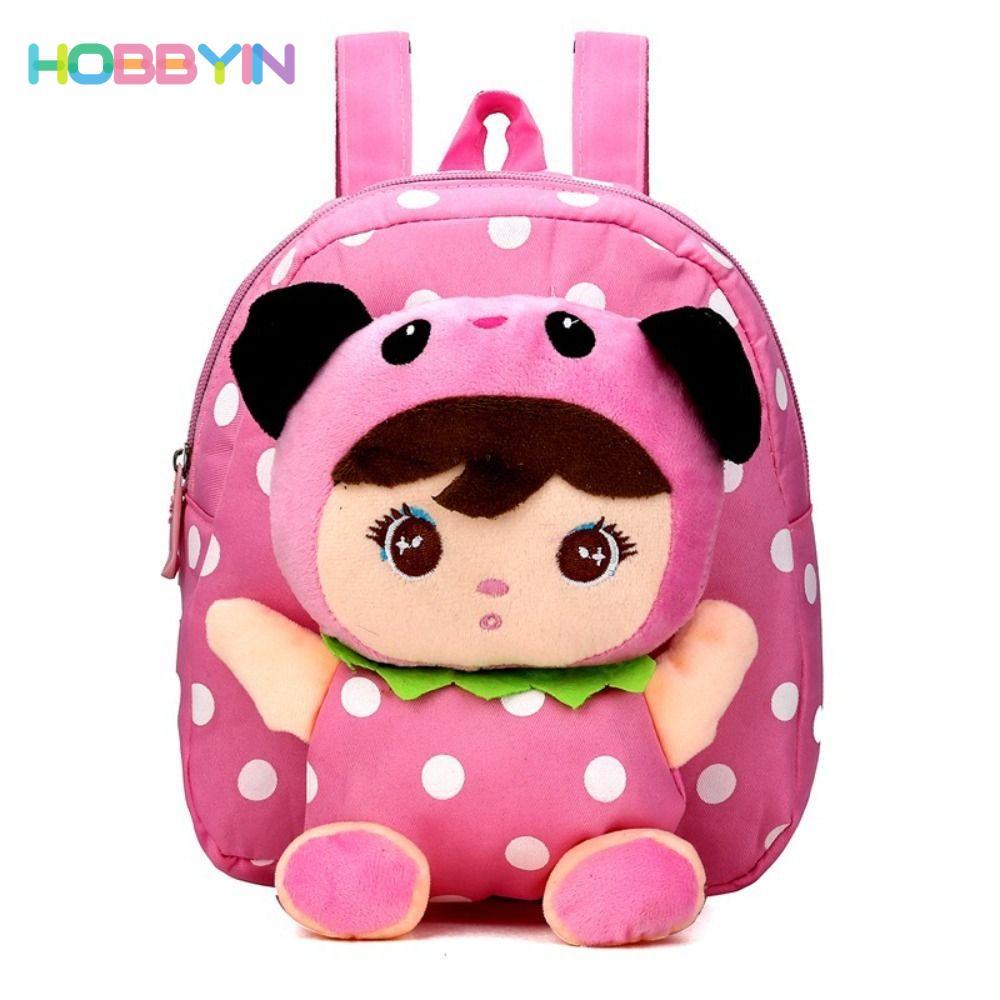 Ba lô HOBBYIN, Túi đi học công suất lớn nhẹ, Túi học sinh di động tiện lợi hoạt hình dễ thương chất lượng cao cho trẻ em