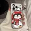 Mùa đông ăn Penguin ghi chú cho iPhone 17Air trường hợp iPhone 15/14 Corning trường hợp