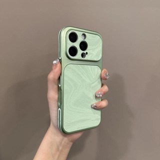 Ốp điện thoại cửa sổ lớn họa tiết núi tuyết sang trọng cho iPhone17 16 15 14 13 Pro Max bảo vệ chống sốc cho máy ảnh và bảo vệ vỏ sau cứng khỏi rơi.
