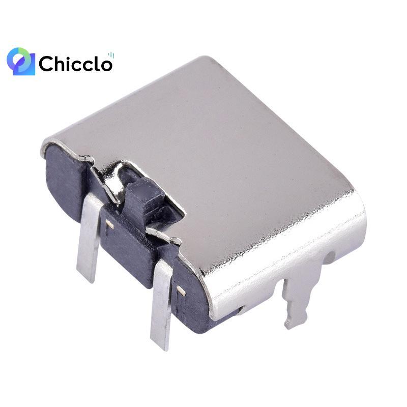 [chiccloset0] 10 Cái 2 Pin Micro USB Loại C Kết Nối Soet USB 3.1 Type-C Nữ Power Ja Do Cho Cổng Sạc Điện Thoại Di Động Đẹp