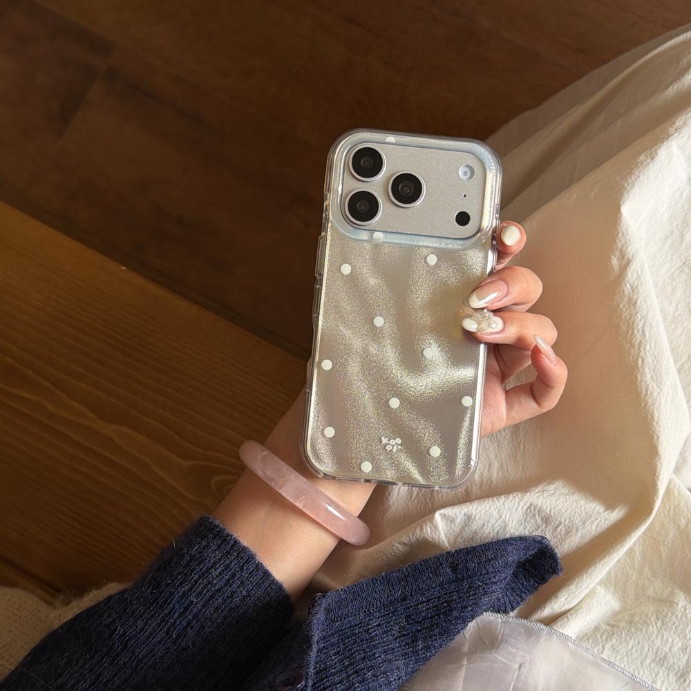 Ốp Lưng Cứng Tương Thích Với iPhone 13 14 14Pro 14ProMax 15 15Pro 15ProMax 16 16Pro 16ProMax 17 17Pro 17ProMax Ốp Họa Tiết Điểm Sóng Xanh