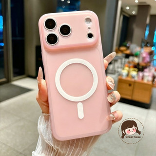 Ốp Điện Thoại Từ Tính Trong Suốt Đơn Giản Cho OPPO Reno 15 Pro Max Mini 14 13F 12F 12 11 10 Pro 8Z 8 6 Lite 5G 4G Sạc Không Dây Mờ Vỏ Mềm Màu Trơn Mờ Dễ Thương