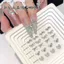Làm móng tay|Phụ kiện bướm|Thắt nút Zircon|Kim cương làm móng tay siêu nhấp nháy|Làm móng tay Zircon|Phụ kiện móng tay nơ