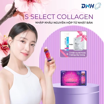 S Select Collagen Drink – Collagen Uống Chính Hãng Nhật Bản, Dưỡng Sáng Da & Tăng Đàn Hồi (50ml/ lọ)