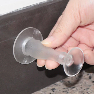 / Cốc hút cửa chống va chạm A1V50-Áo chặn cửa cốc hút Tấm chống va chạm Phòng tắm không thủng ngang KVG3