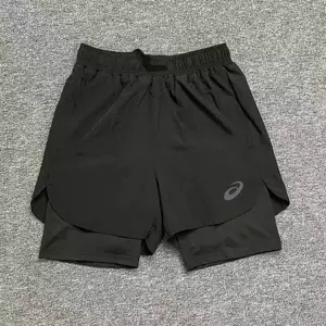 Running Shorts Men's Sports Track and Field Marathon Loose Quick-Drying Anti-Exposure Lining Training Workout Equipment 4 Pants qHYL