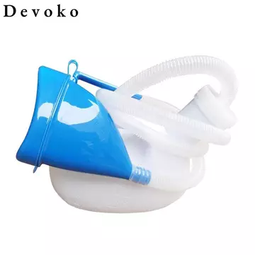 Nam Nữ Bô Nước Tiểu Cho Xe Ô Tô Toliet Tiểu, Giường Bình Pee, Có Nắp Và Phễu Cho Ông Già, Trẻ Em Và Tiểu Đường